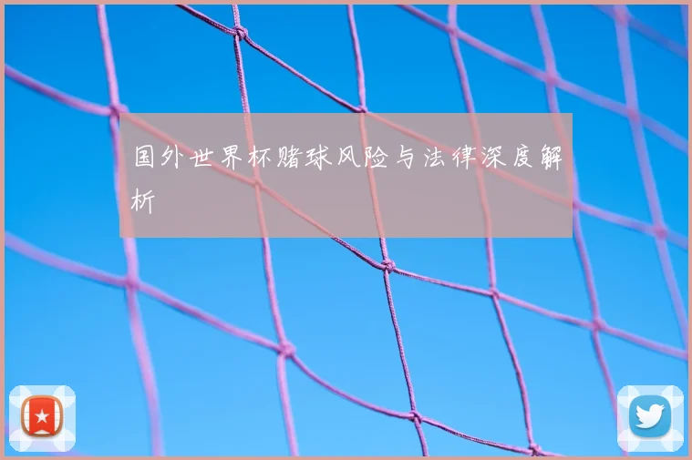 国外世界杯赌球风险与法律深度解析