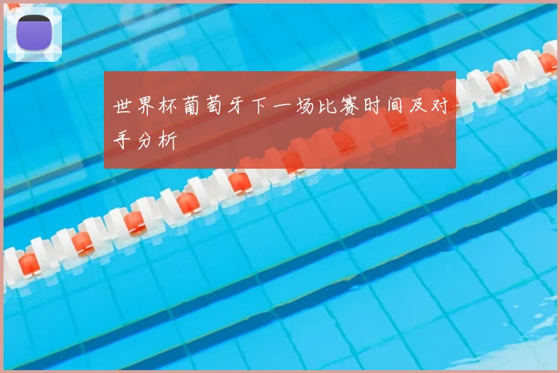 世界杯葡萄牙下一场比赛时间及对手分析