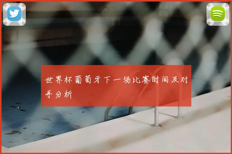 世界杯葡萄牙下一场比赛时间及对手分析